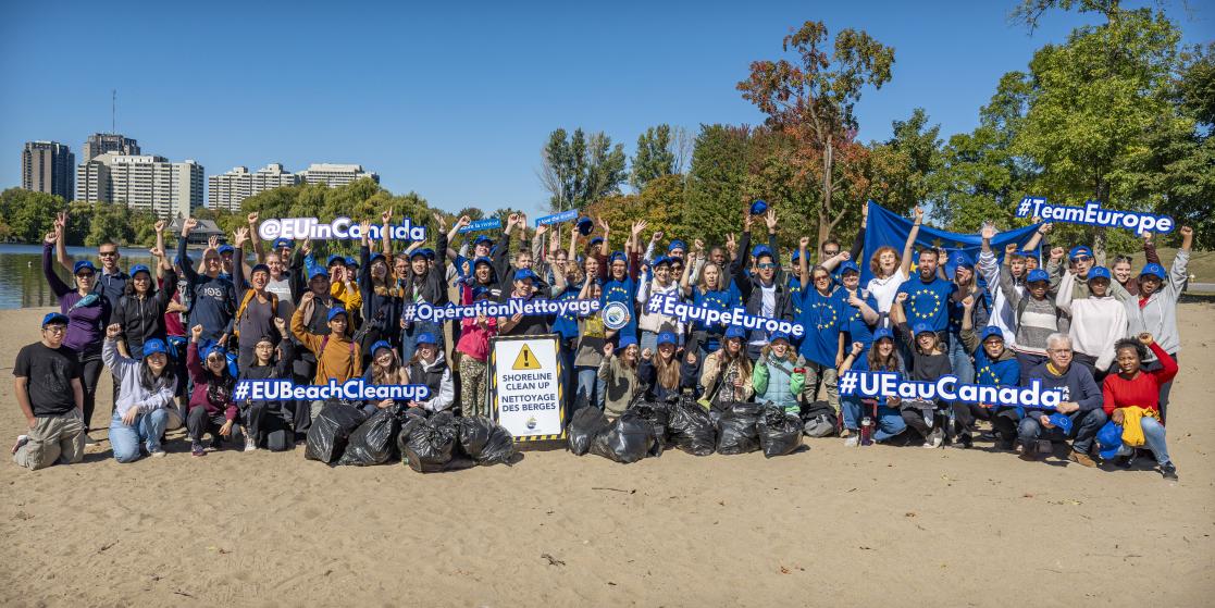 Shoreline clean up