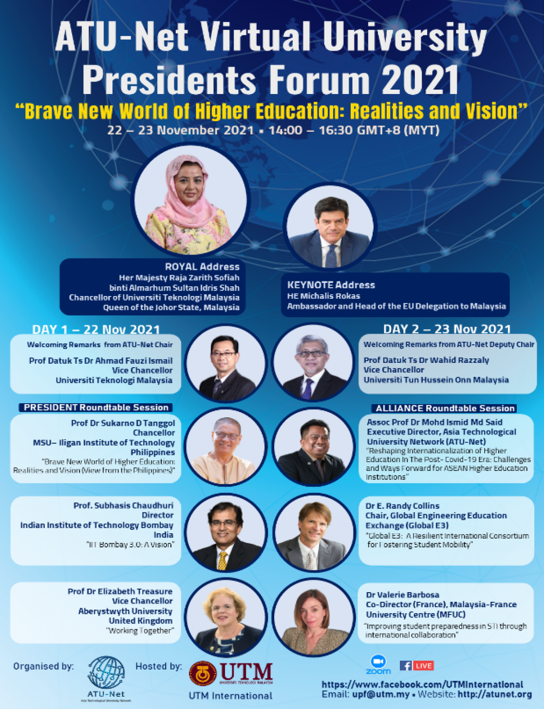 ATU-Net Virtual University Forum agenda