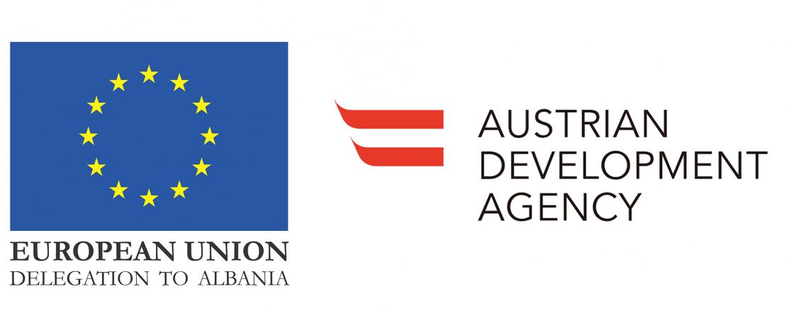 Autralian development agency logo and EU logo