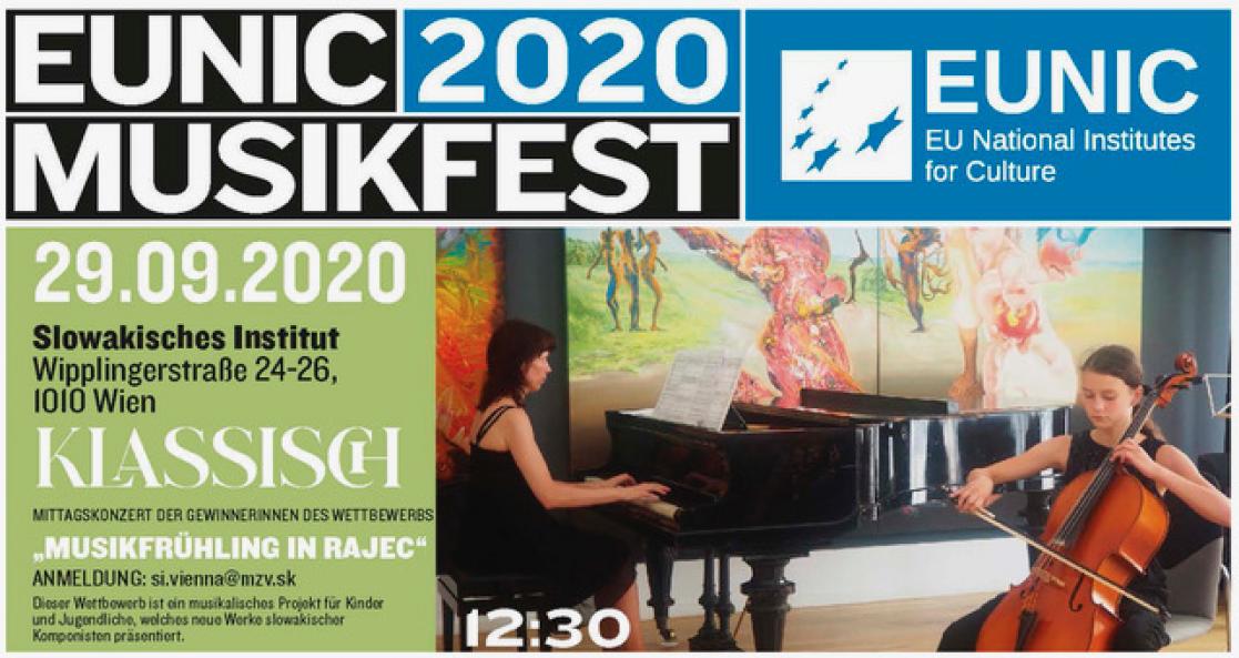 EUNIC 2020 Musikfest poster EUNIC 