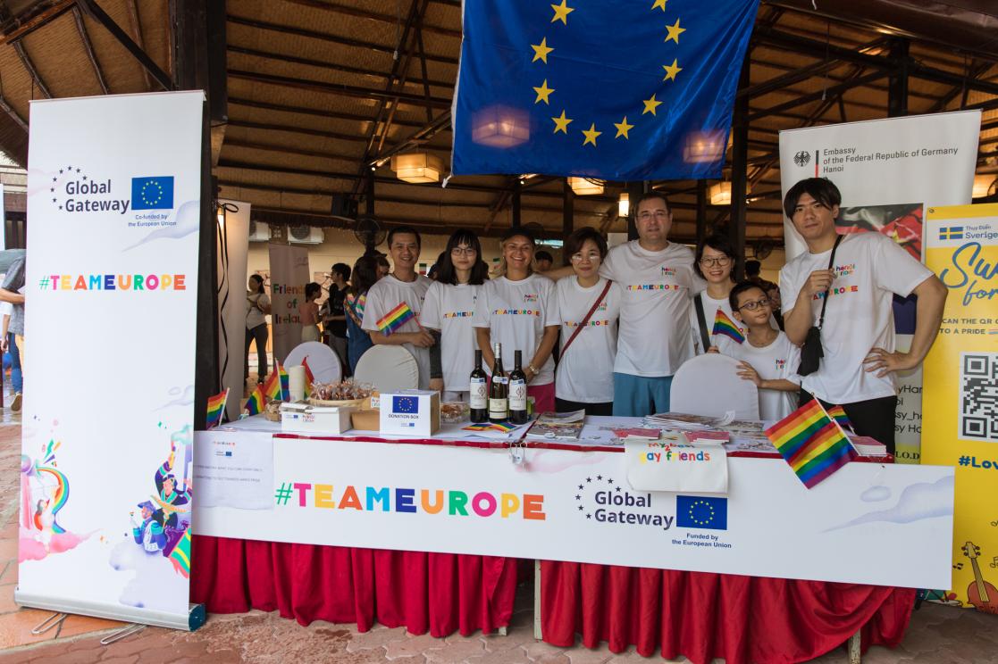 Team Europe at Hanoi Pride 2023 01