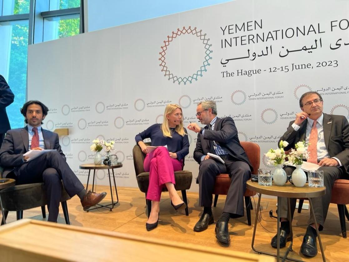 Ambassador's participation in Yemen international forum 2023