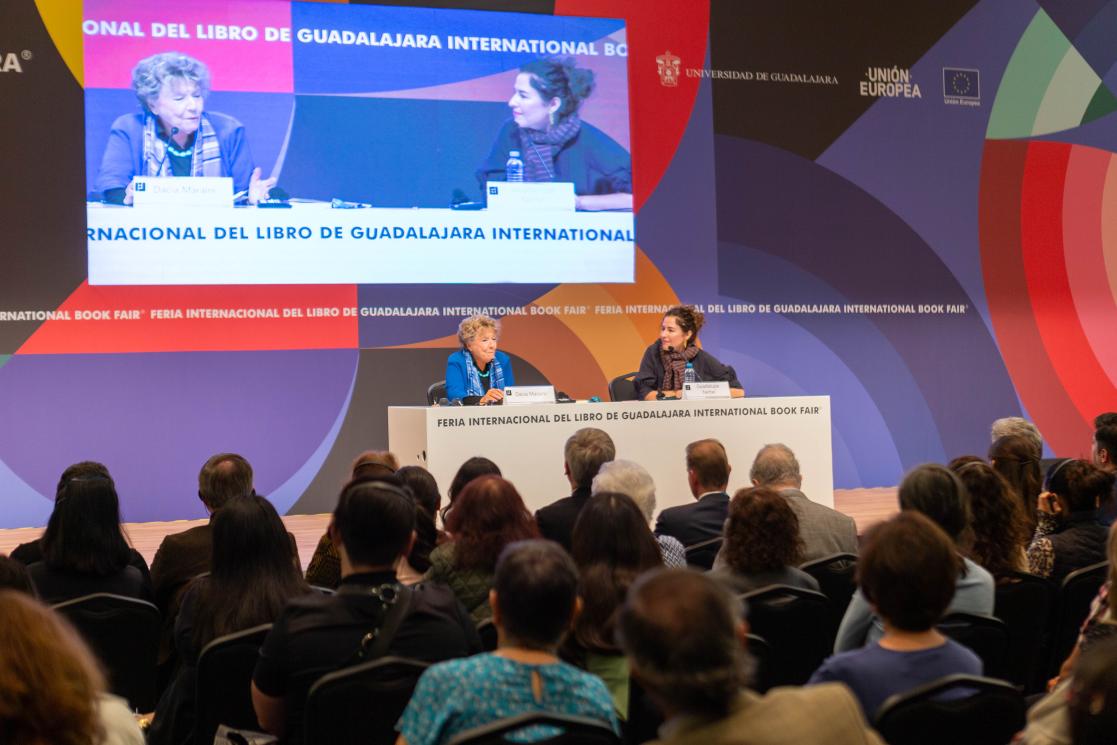 Dacia Maraini at FIL Guadalajara 