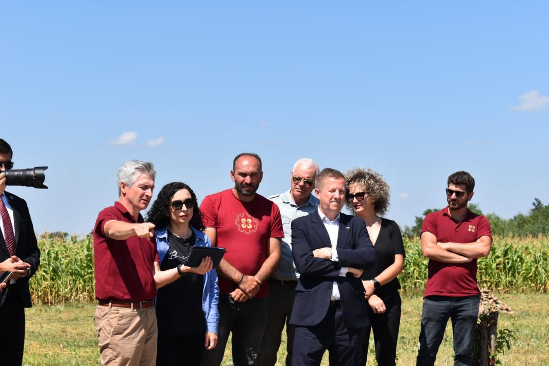 The EU Ambassador in Kosovo, Tomáš Szunyog, visit to the Ulpiana Archaeological Park 