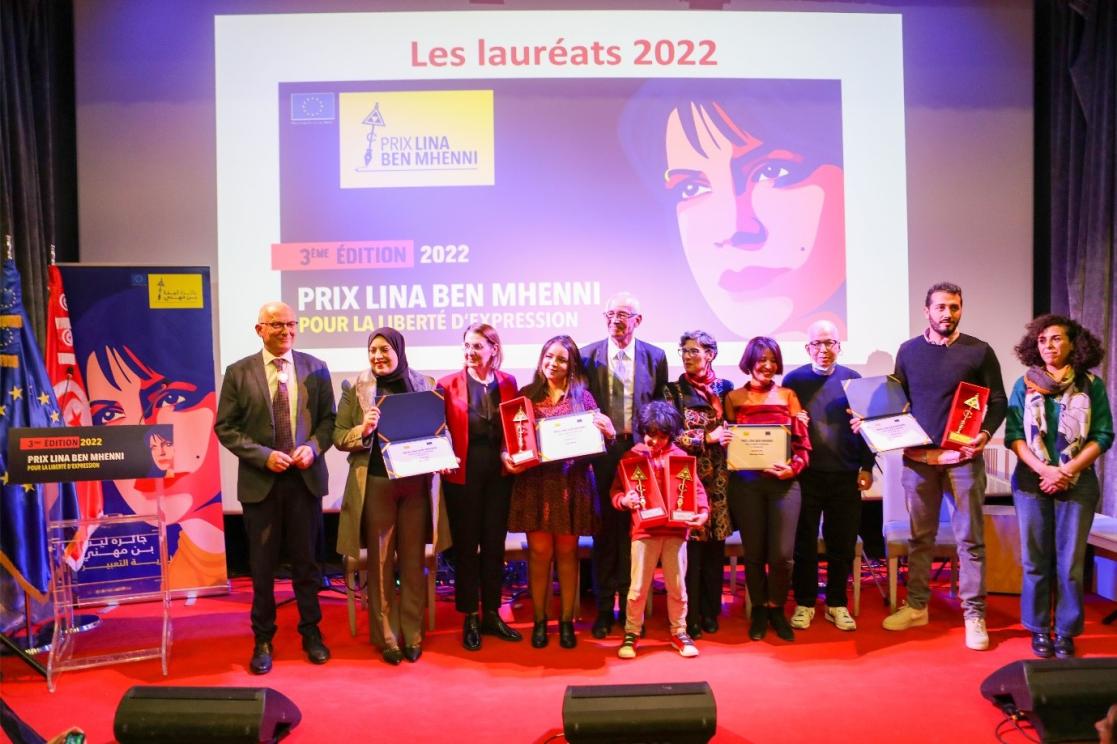 Prix Lina Ben Mheni Ceremony - EU DEL to Tunisia.