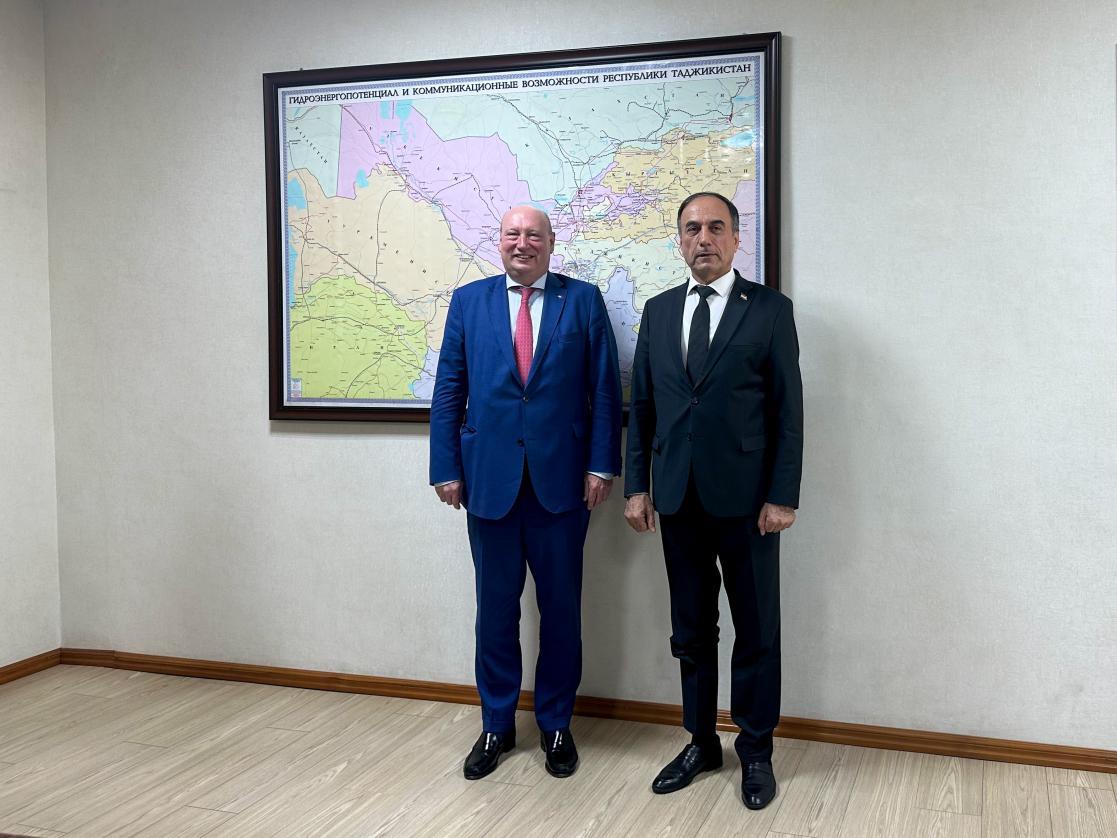 Hololei meeting with Tajikistan Minister of Transport
