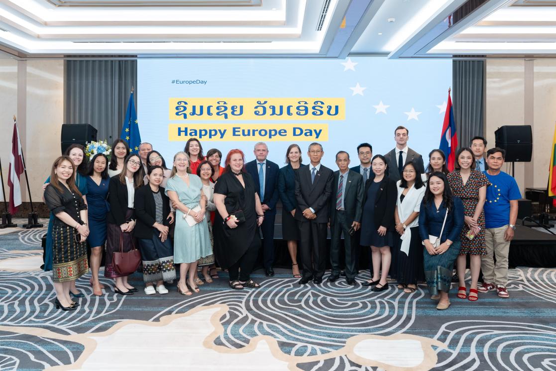 Europe Day in Laos 3