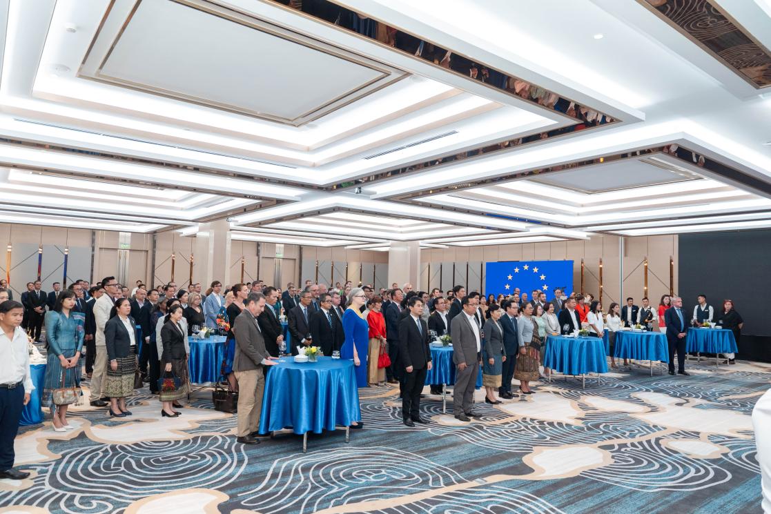 Europe Day in Laos 1