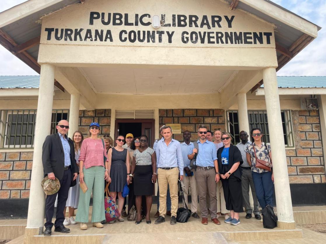 Development Counselors visit to Turkana Library