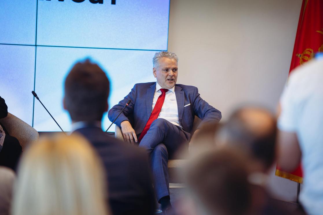 Johann Sattler, Ambassador of the European Union to Montenegro sitting