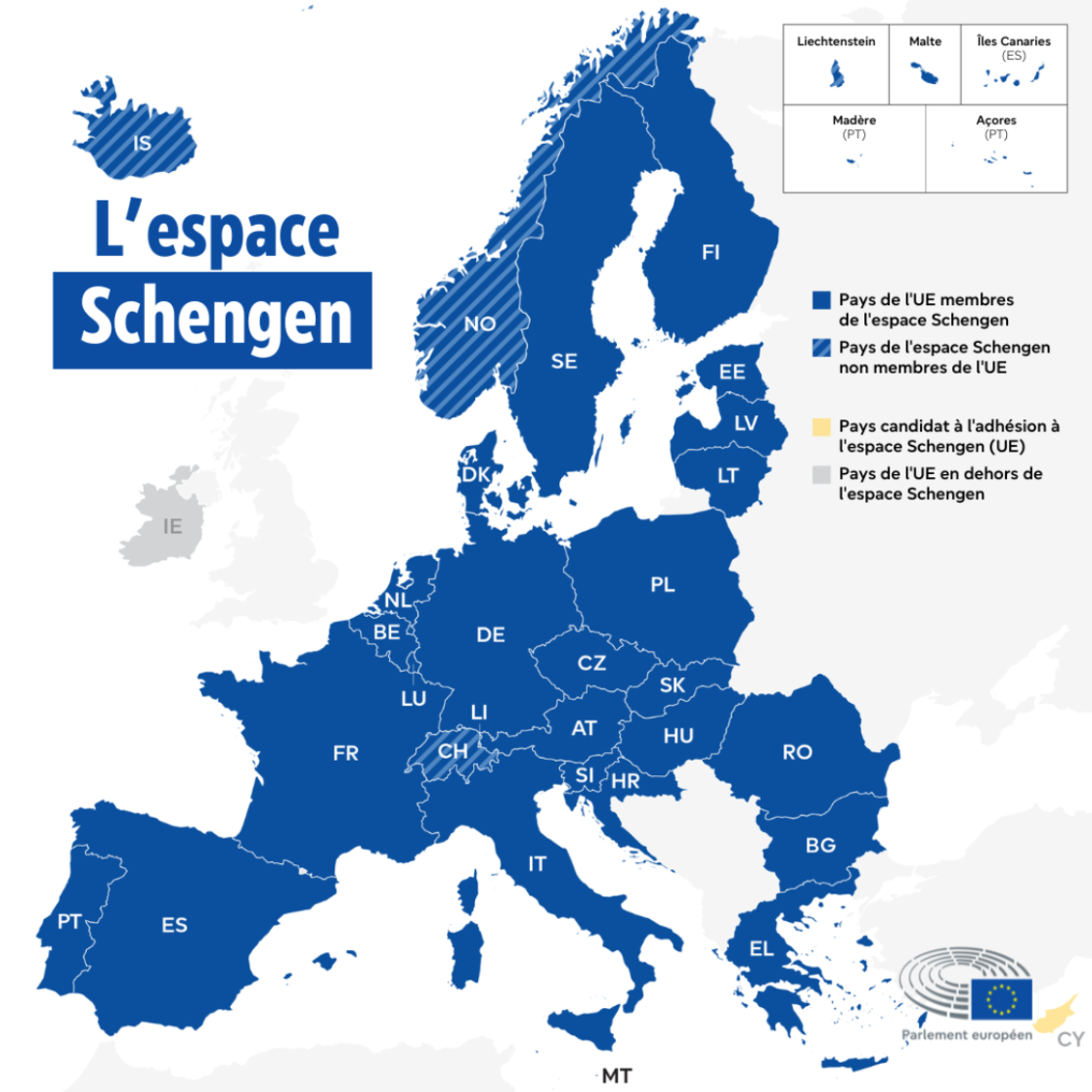 L’espace Schengen a 40 ans