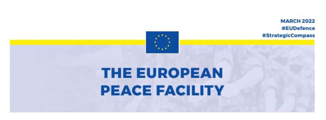 Header of the European peace facility factsheet