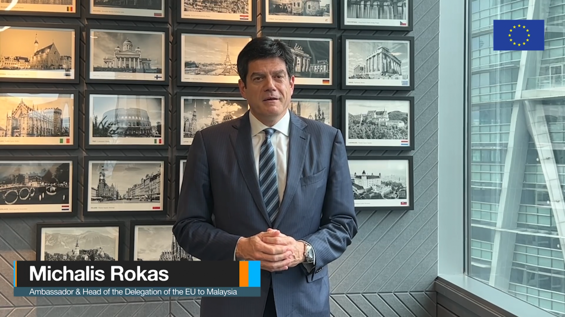 Michalis Rokas, ambassador & head of the delegation of the EU to Malaysia during an interview