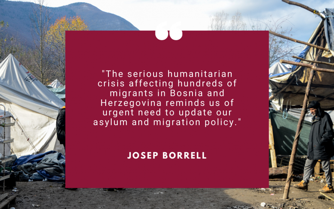 Bosnia-Erzegovina: la crisi migratoria è lungi dall'essere risolta | EEAS