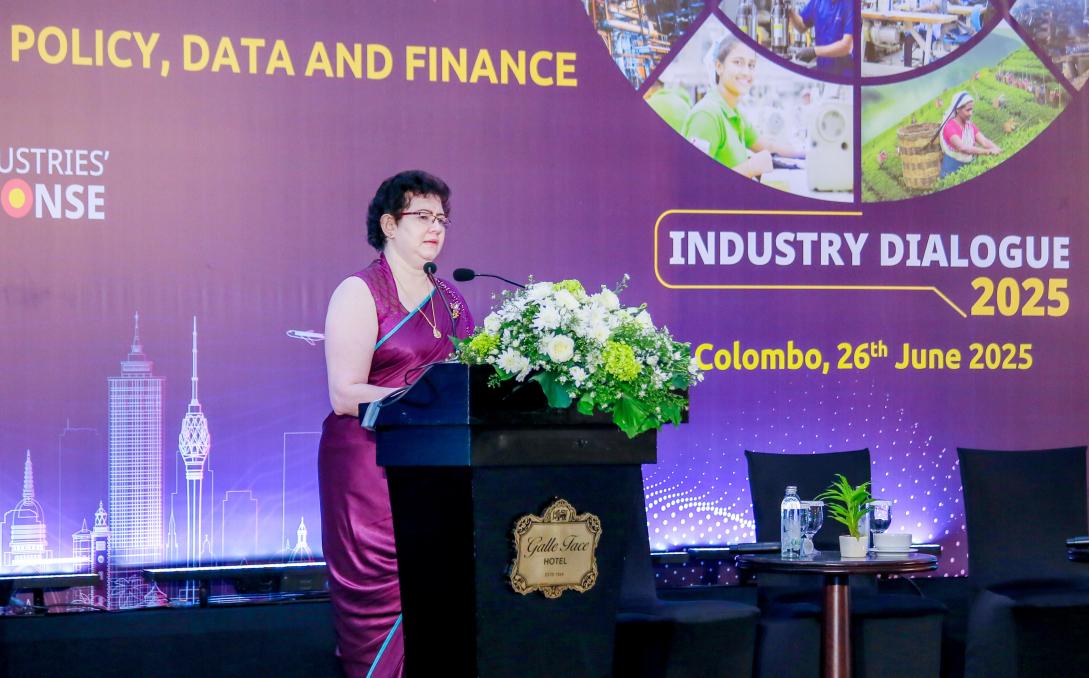 The Secretary, Ministry of Industry and Entrepreneurship Development, Mrs. Thilaka Jayasundara speak