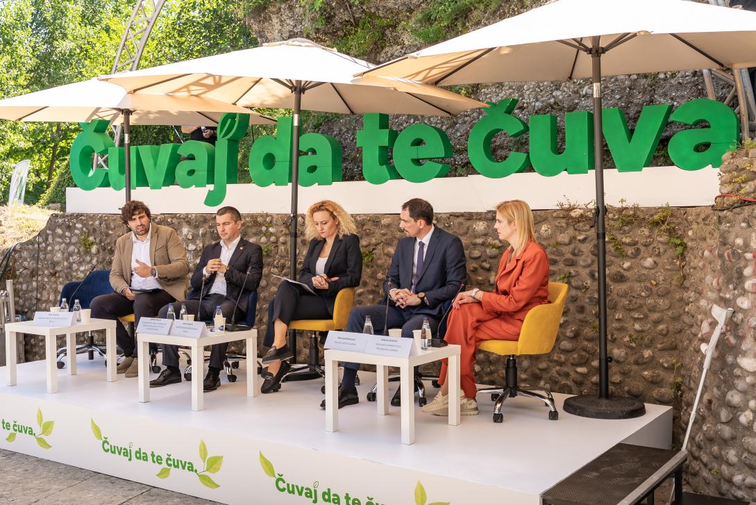 Participants of the panel discussion sitting