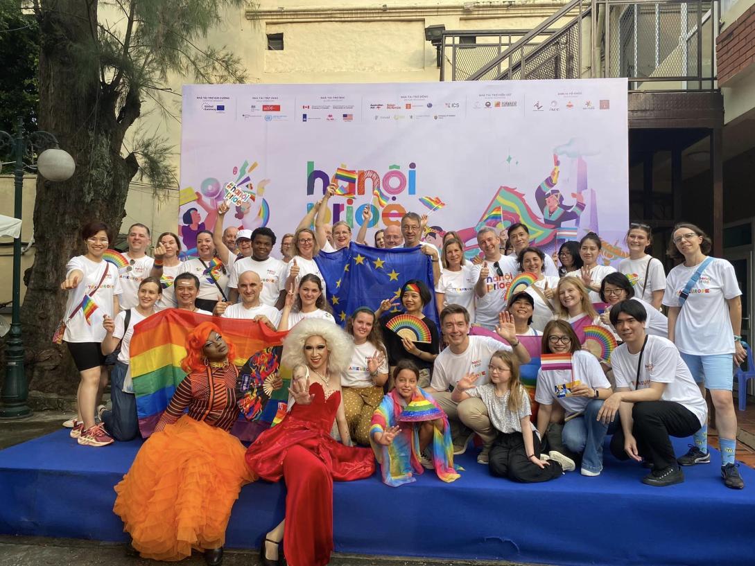 Team Europe at Hanoi Pride 2023