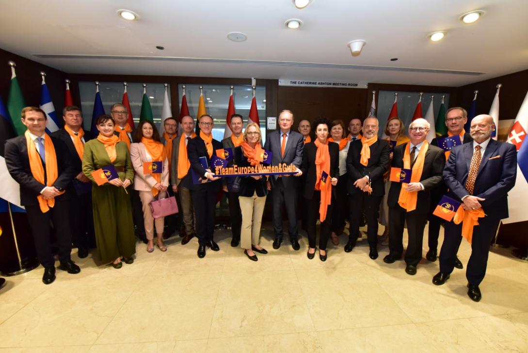 Ambassadors of the European Union and EU Member States in Egypt join forces to say No to gender based-violence