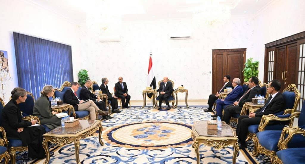 EU ambassadors meet President Rashad al-Alimi in Aden | Sept