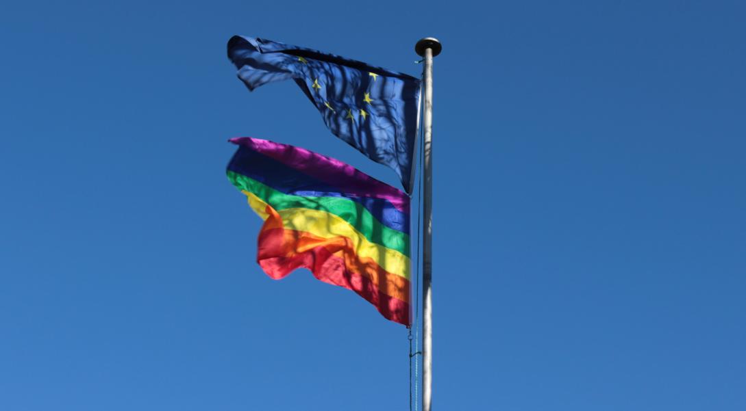 Rainbow flag hoisted at the EU Delegation to Lesotho to commemorate IDAHOT 2024