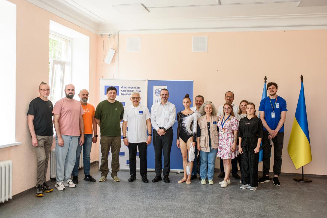 EU and UNDP restore Mykolaiv Higher School of Physical Education.