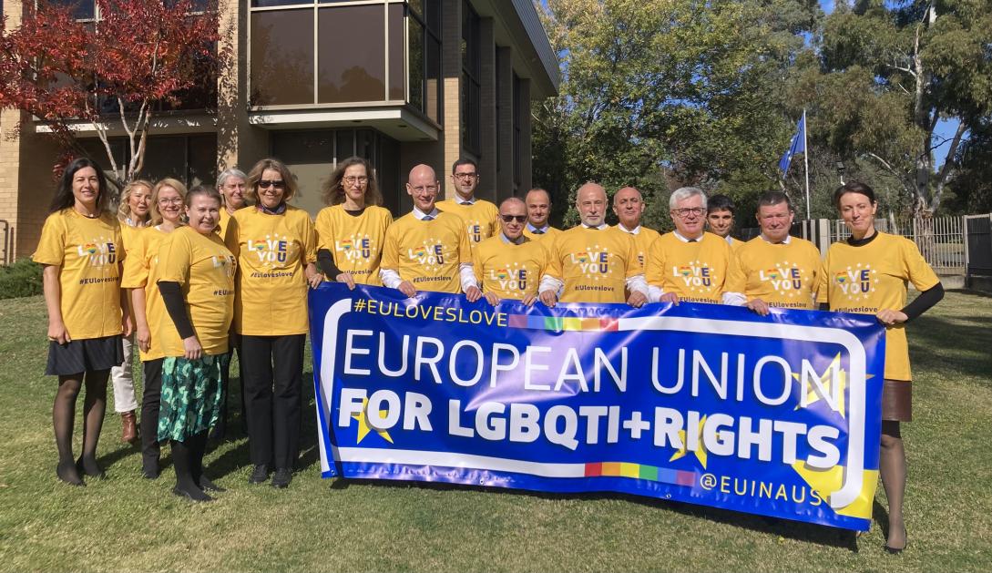 EU Ambassadors in Canberra stand united for IDAHOT 2024