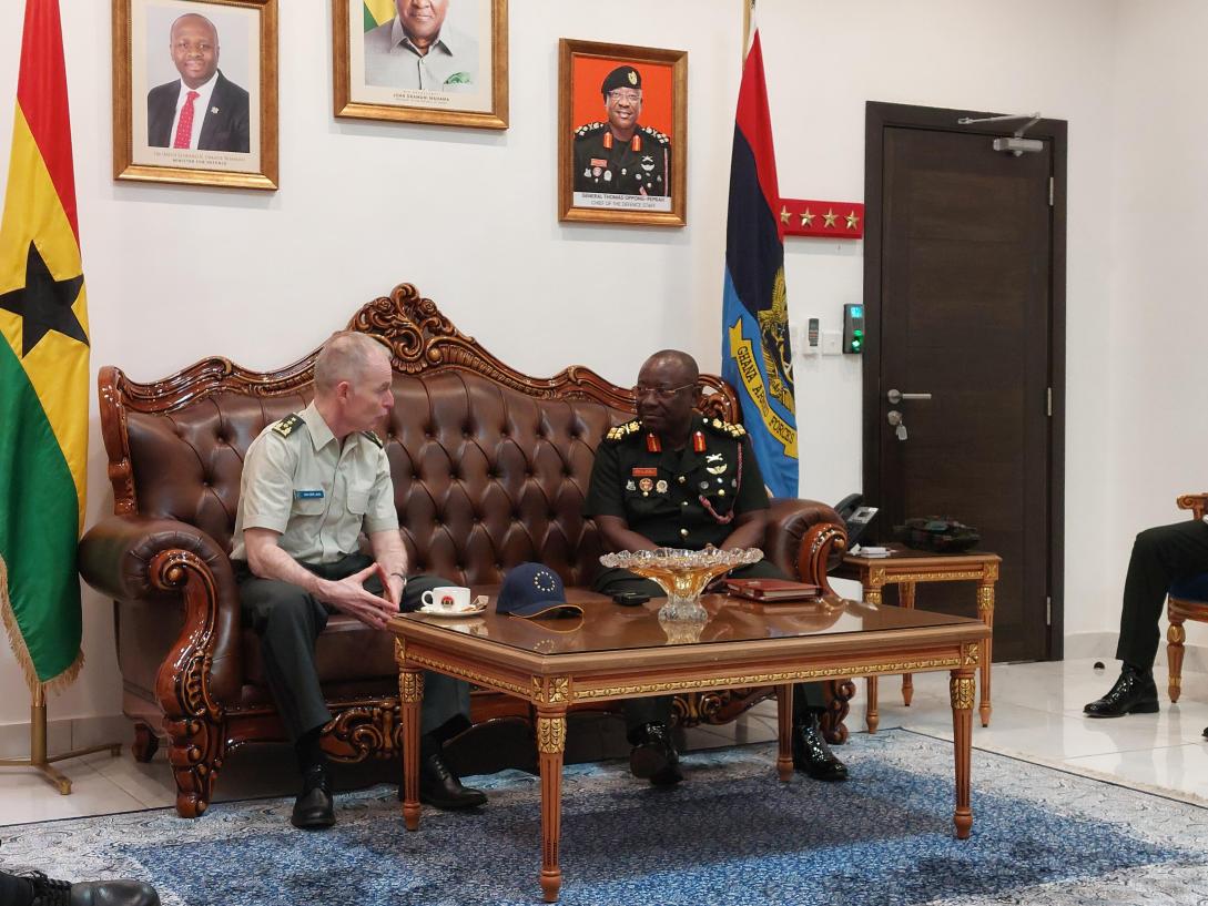 Meting with CHOD Chief of Defence, General Thomas Oppong-Peprah