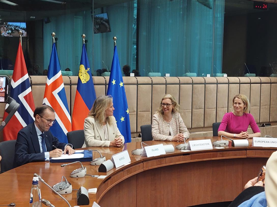 Signing on strengthening the EEA Foreign and Security Policy Cooperation