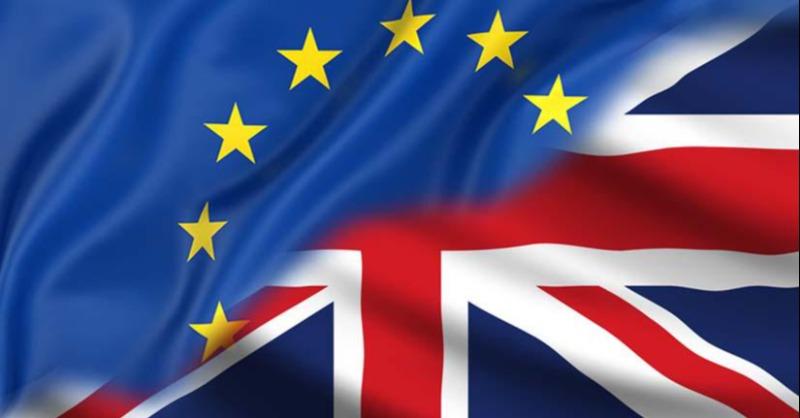EU-UK flags