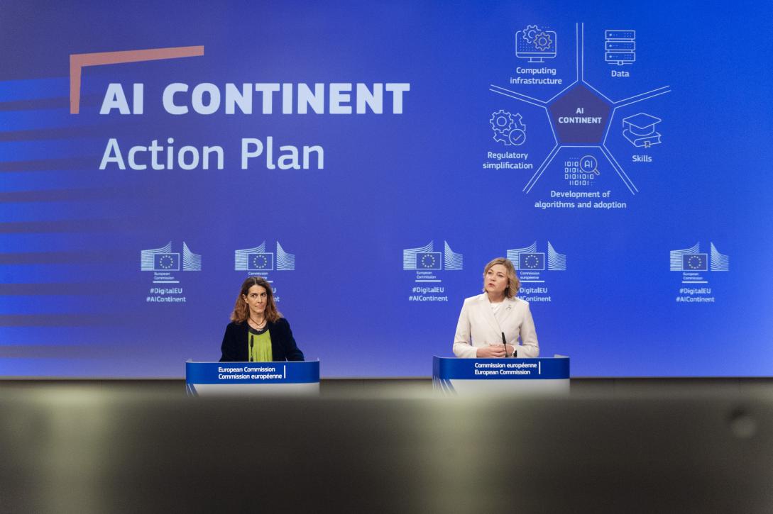 Pressekonferanse om handlingsplanen for KI