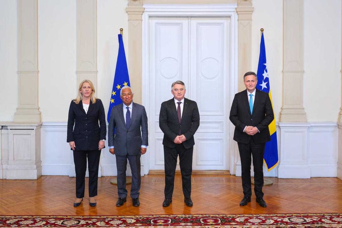 President António Costa with Presidency of Bosnia and Herzegovina