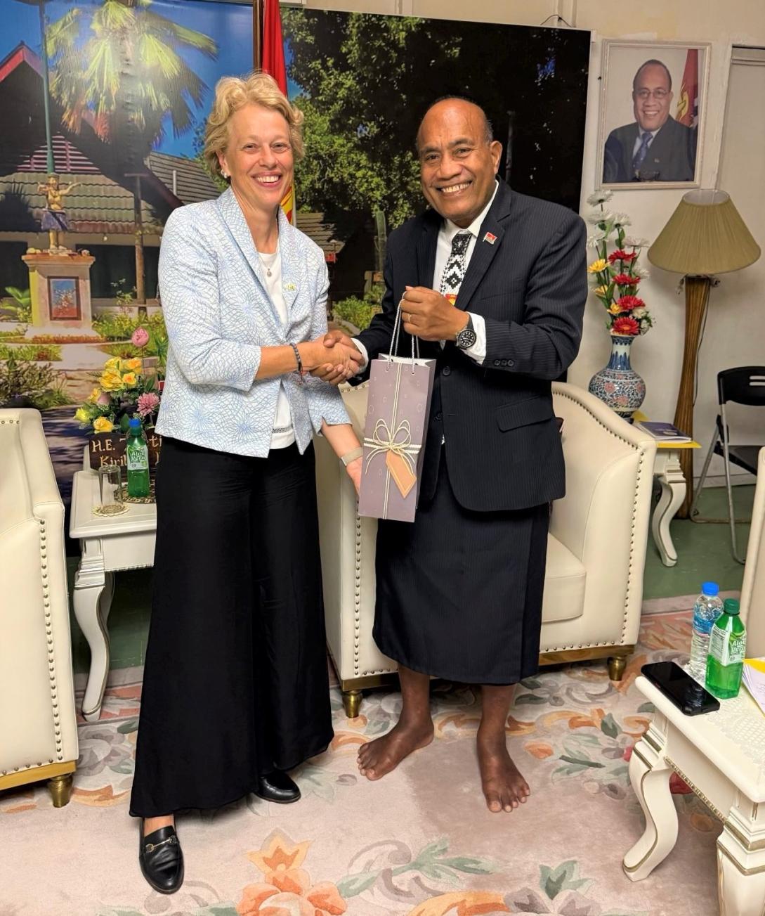 EU Ambassador to Kiribati Presents Credentials
