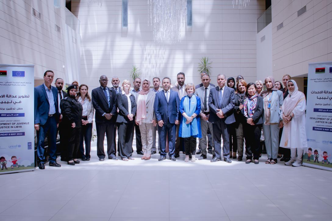 Launch of juvenile justice project in Libya