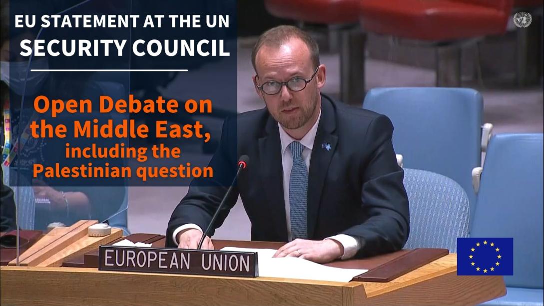 26  July 2022, New York - EU Statement at the UN Security open debate on the Middle East