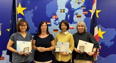 20 years in service of 3 colleagues at EU Delegation to Thailand