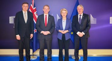 signing of EU NZ FTA