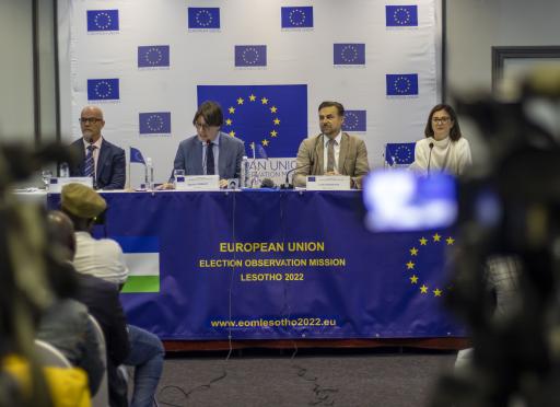 press conference EU EOM Lesotho 5 December 2022 
