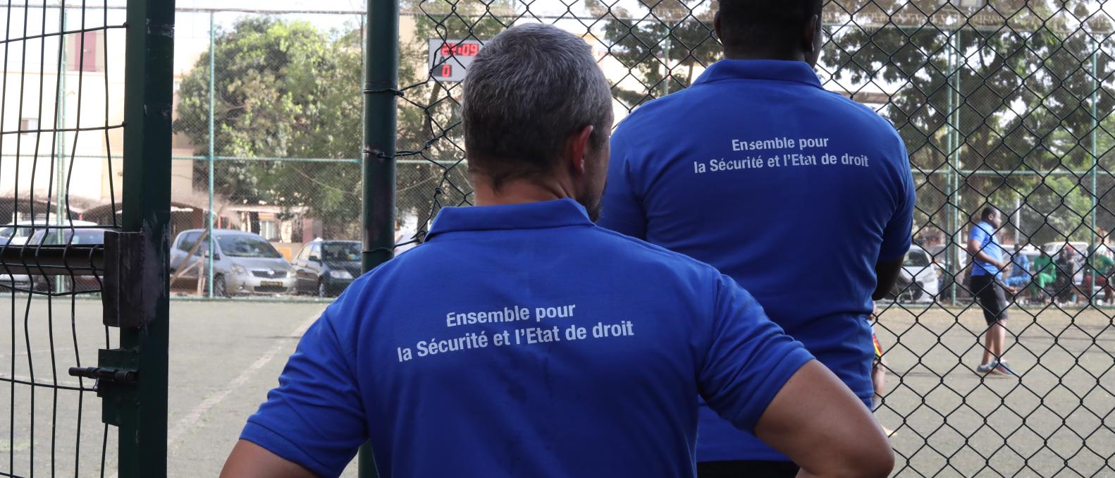 Security at a football match