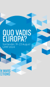 Quo Vadis Europa - banner with dates and place