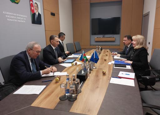 EUSR Hakala’s meeting with Minister of Digital Development and Transport of Azerbaijan Rashad Nabiyev