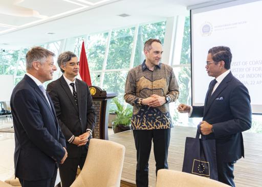 Meeting at the Indonesian Ministry of Foreign Affairs