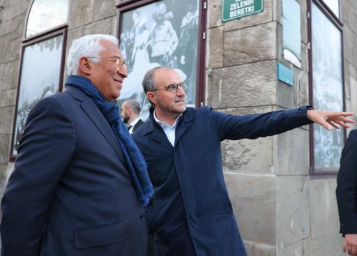 President Costa toured part of Sarajevo city