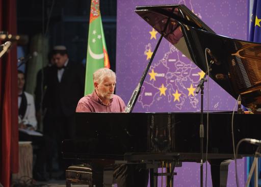 Jazz concert of the Italian Antonio Flinta Trio in Ashgabat, 24 November 2024
