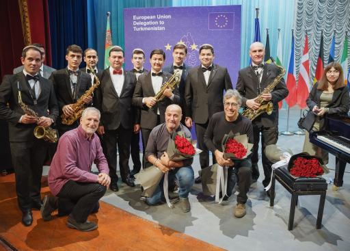 Jazz concert of the Italian Antonio Flinta Trio in Ashgabat, 24 November 2024