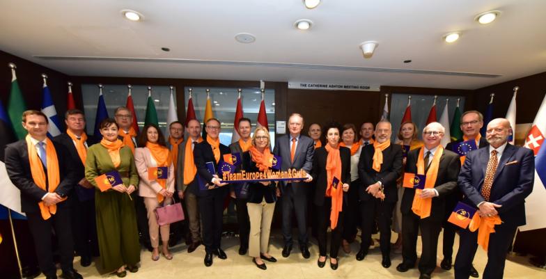 Ambassadors of the European Union and EU Member States in Egypt join forces to say No to gender based-violence