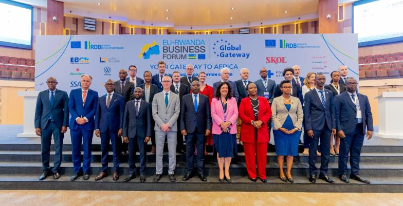 GROUP PHOTO EU-RWANDA BUSINESS FORUM 2023