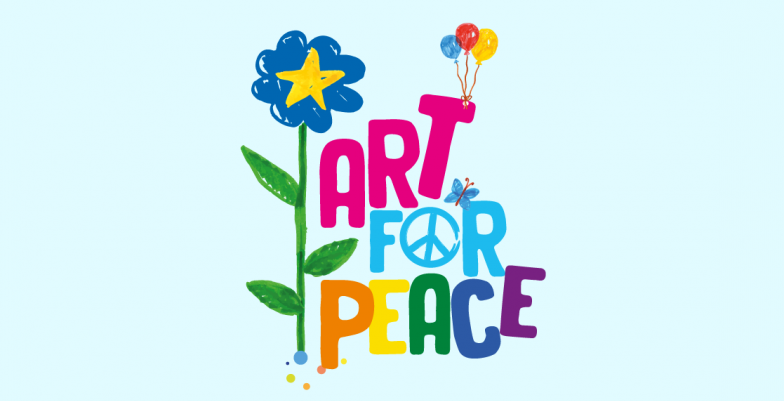 Children online art competition: art for peace