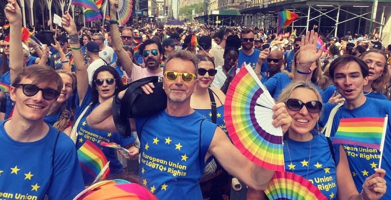 EU Delegation at Pride March NYC