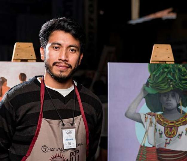 Artista plástico guatemalteco, Mario López