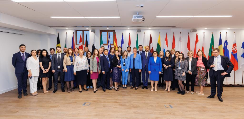 The staff of the EU Delegation to the Republic of Moldova